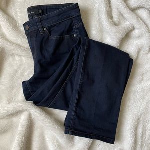 Calvin Klein dark wash straight fit denim